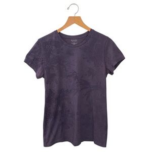 Sonoma Purple Grunge Womens Tee Size Large Butterfly Medallion Dark Fairy